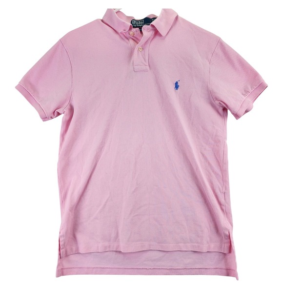 Polo Ralph Lauren Other - Polo Ralph Lauren Short Sleeve Cotton Pique Polo Shirt Mens Small Pink